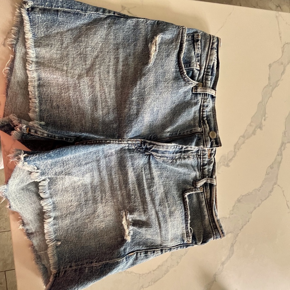 Denim shorts